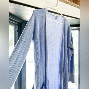 L.L. Bean blue cardigan size medium